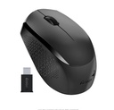Mouse Genius Nx-8000S, con receptor Tipo-C, Wifi 2.4GHz, 1,200dpi, Negro, 31030035400