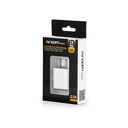 Cargador de Pared Argom Tech - USB 1A,para celulares, tablet, laptops ,5V, blanco.