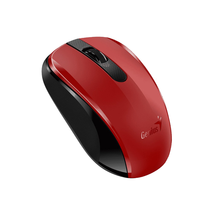 Mouse Genius Rs2 Nx-8008S Inalambrico Con Receptor 31030028401 Rojo