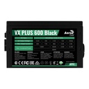 Fuente de Poder Aerocool VX PLUS 600W - Potencia de 600W, 24 pines, abanico 120mm. ACPN-VB60MUY.11