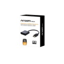 Adaptador Argom - De displayport (macho) a HDMI (hembra) para video de alta definición.