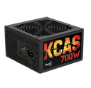 Fuente de Poder Aerocool BRONZE KCAS-700W - Potencia de 700W, 24 pines, abanico 120mm, 80 plus Bronze. ACPB-KC70FUC.12