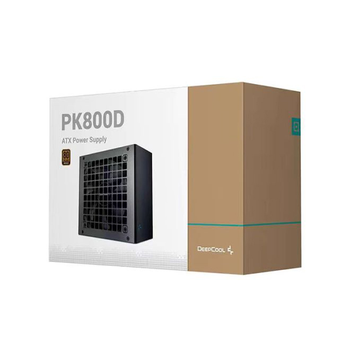 Fuente de Poder Deepcool PK800D - Potencia de 800W, 20/24 pines, 4x PCI-E 6+2Pin, certificado 80 Plus Bronze