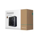 Fuente de Poder Deepcool PK800D - Potencia de 800W, 20/24 pines, 4x PCI-E 6+2Pin, certificado 80 Plus Bronze