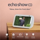 Smarthome Amazon Echo Show 5 3th-Gen - Pantalla táctil de 5.5”, asistente Alexa integrado, cámara de 2MP, Wi-Fi, bluetooth, color blanco.