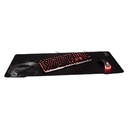 Mouse pad MSI, AGILITY GD70 GAMING MOUSEPAD, Tejido de seda, Extra suave y antideslizante, dimensiones 900mm(L) x 400mm(W) x 3mm(H), color negro/gris. AGILITY GD70