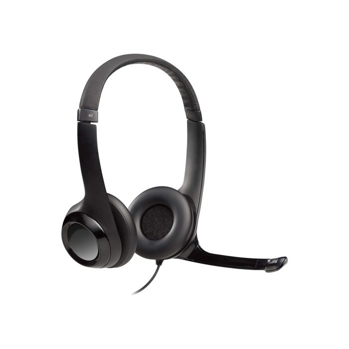 Auricular Logitech USB Headset H390 - Audífono con micrófono, supresor de ruido, control de volumen, conector usb.