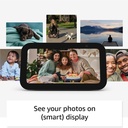 Smarthome Amazon Echo Show 5 3th-Gen - Pantalla táctil de 5.5”, asistente Alexa integrado, cámara de 2MP, Wi-Fi, bluetooth, color blanco.