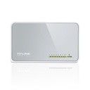 Conmutador (Switch) TP-Link TL-SF1008D - Switch de sobremesa con 8 Puertos, 10/100 Mbps.