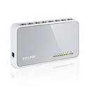Conmutador (Switch) TP-Link TL-SF1008D - Switch de sobremesa con 8 Puertos, 10/100 Mbps.
