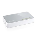 Conmutador (Switch) TP-Link TL-SF1008D - Switch de sobremesa con 8 Puertos, 10/100 Mbps.