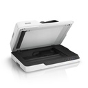 Escáner Epson WorkForce DS-1630 - Escáner de alimentación automática, 1200 dpi, cama plana, hasta 25 ppm/10 ipm, 8bits, soporta formato de papel A4, A5, A6, usb 3.0, conexión RJ-45. B11B239201