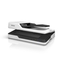 Escáner Epson WorkForce DS-1630 - Escáner de alimentación automática, 1200 dpi, cama plana, hasta 25 ppm/10 ipm, 8bits, soporta formato de papel A4, A5, A6, usb 3.0, conexión RJ-45. B11B239201