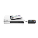 Escáner Epson WorkForce DS-1630 - Escáner de alimentación automática, 1200 dpi, cama plana, hasta 25 ppm/10 ipm, 8bits, soporta formato de papel A4, A5, A6, usb 3.0, conexión RJ-45. B11B239201