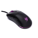 MouseUSB VSG AQUILA - Ratón óptico para gamer, Mouse gamer ergonómico, liviano de 80 g, sensor PMW 3360, rgb, 400/800/1200/2400/3200/6400/12000 dpi, 6 botones programables, usb, color negro. VG-M717