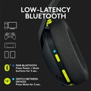 Auricular Logitech G435 - Audífono con micrófono para gamer, inalámbrico, controlador de 40mm, 2.4 GHz LIGHTSPEED, bluetooth, compatible con PC, PlayStation 4/5, color negro/amarillo. 981-001049