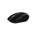 Ratón Argom ARG-MS-0032B - Ratón óptico, inalámbrico, ARG-MS-0032B, ergonómico, 2.4 Ghz, 800/1600 DPI, 6 botones, 2 pilas AAA, color negro.