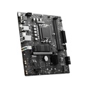 Tarjeta madre MSI PRO B760M-G DDR5, LGA1700, Intel B760, 2x DDR5 6400Mhz+(OC), PCI-E1 Gen PCIe 4.0, 1xDisplayPort, 1xHDMI, 1xVGA, 2X USB 2.0, 4X USB Tipo A(5Gbps), 2xM.2, Realtek® RTL8125B 2.5Gbps LAN. PRO B760M-G
