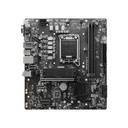 Tarjeta madre MSI PRO B760M-G DDR5, LGA1700, Intel B760, 2x DDR5 6400Mhz+(OC), PCI-E1 Gen PCIe 4.0, 1xDisplayPort, 1xHDMI, 1xVGA, 2X USB 2.0, 4X USB Tipo A(5Gbps), 2xM.2, Realtek® RTL8125B 2.5Gbps LAN. PRO B760M-G