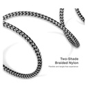 Cable Trenzado de Nailon Argom, ARG-CB-0024BK, USB Tipo C macho a Lightning de 18W macho, 1.8m (6pies).