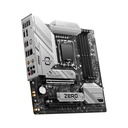 Tarjeta madre MSI B760M PROJECT ZERO, LGA1700, Intel B760, 4x DDR5 7800Mhz+(OC), PCI-E1 Gen PCIe 5.0, 1xDisplayPort, 1xHDMI, 4X USB 2.0, 3X USB Tipo A(10Gbps), 2xM.2, Realtek® 2.5Gbps LAN. B760M PROJECT ZERO