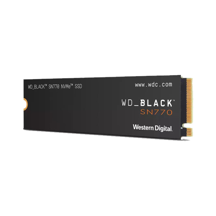 Unidad de Estado Sólido (SSD) Western Digital Black SN770 - NVMe M.2 con capacidad de 1TB, 51500MB/s de lectura, 4900MB/s de escritura, NVMe PCIe Gen4 8 Gb/s, M.2 2280.