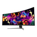 Monitor MSI MPG 491CQP QD-OLED, 49" Curvo Gaming, 5120 x 1440 (DQHD), 144Hz, 4ms, 32:9, 1500000:1, 2x HDMI™ 2.1, 1x DisplayPort 1.4a, Color: Negro. MPG 491CQP QD-OLED