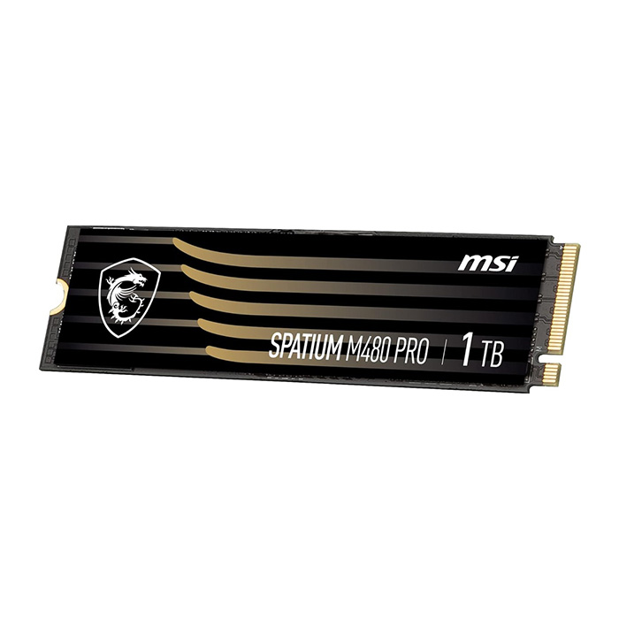 Unidad de Estado Sólido MSI SPATIUM M480 - Capacidad de 1TB, 7400MB/s de lectura, 6000MB/s de escritura, NVMe 1.4 PCIe Gen4X4, M.2 2280. SPATIUM M480 PRO PCIe 4.0 NVMe M.2 1TB