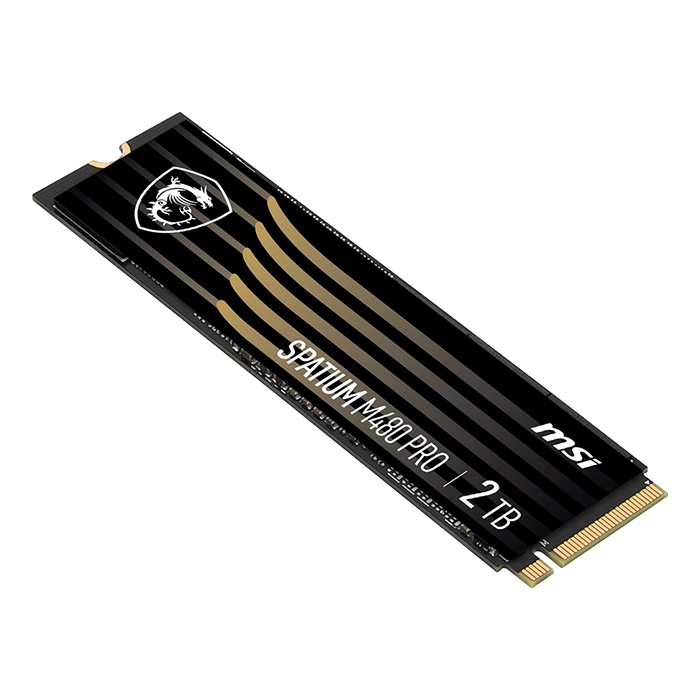 Unidad de Estado Sólido MSI SPATIUM M480 - Capacidad de 1TB, 7400MB/s de lectura, 7000MB/s de escritura, NVMe 1.4 PCIe Gen4X4, M.2 2280. SPATIUM M480 PRO PCIe 4.0 NVMe M.2 2TB