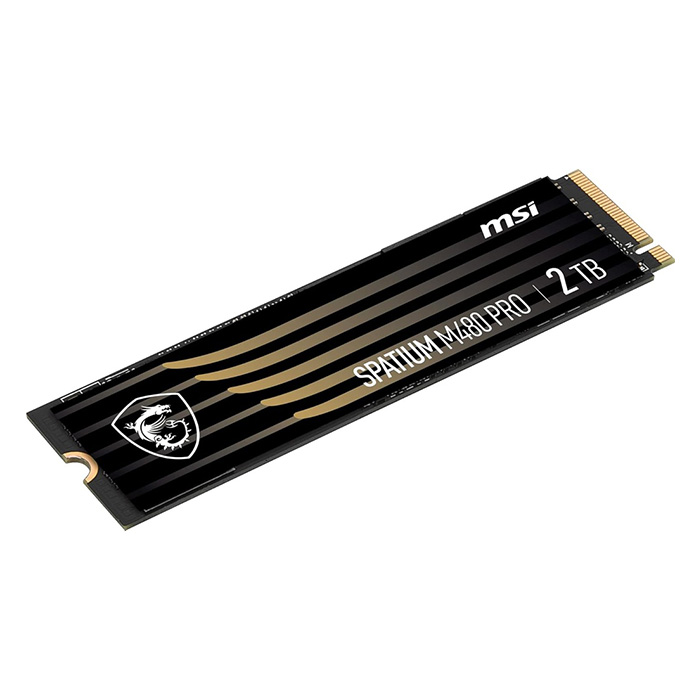 Unidad de Estado Sólido MSI SPATIUM M480 - Capacidad de 1TB, 7400MB/s de lectura, 7000MB/s de escritura, NVMe 1.4 PCIe Gen4X4, M.2 2280. SPATIUM M480 PRO PCIe 4.0 NVMe M.2 2TB