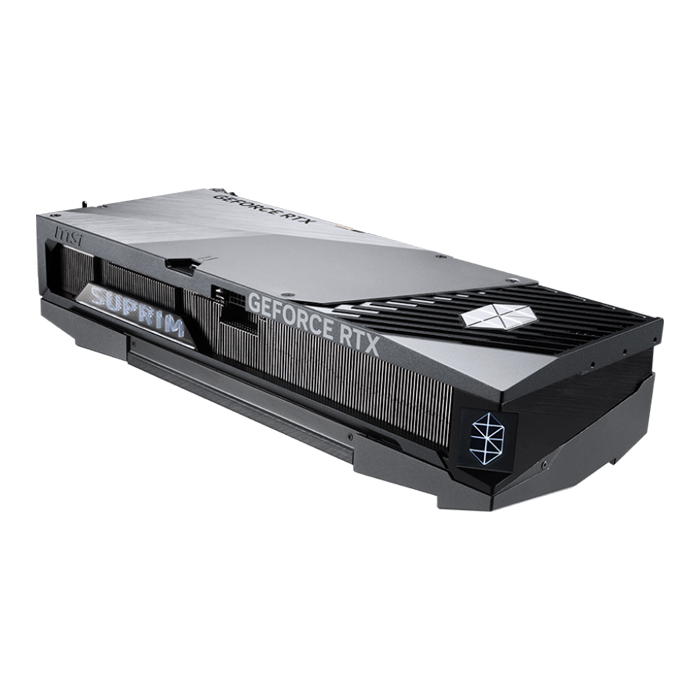 Tarjeta de video MSI GeForce GeForce RTX™ 5090 32G SUPRIM SOC - Capacidad de 32G, GDDR7, 512-bit, PCI Express® Gen 5 x16, 1x HDMI™ 2.1b, 3x DisplayPort(v2.1a), 3x abanicos. GeForce RTX™ 5090 32G SUPRIM SOC