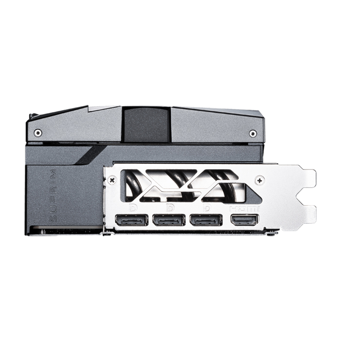 Tarjeta de video MSI GeForce GeForce RTX™ 5090 32G SUPRIM SOC - Capacidad de 32G, GDDR7, 512-bit, PCI Express® Gen 5 x16, 1x HDMI™ 2.1b, 3x DisplayPort(v2.1a), 3x abanicos. GeForce RTX™ 5090 32G SUPRIM SOC