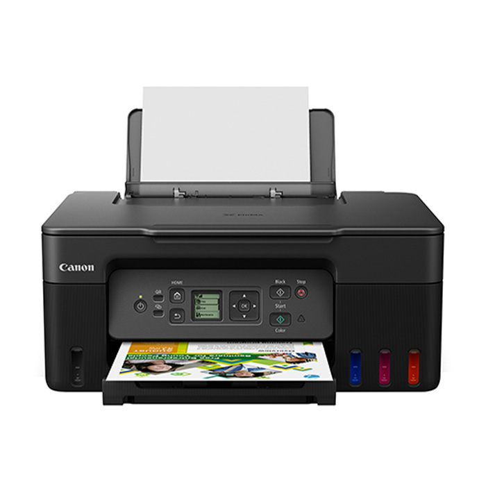 Canon PIXMA G3170 - Multifuncional con tecnología de Tanques de Tinta, Impresora, Escáner, Copiadora, 1200 dpi, Negra 6000d pag, Color 7700 pag, WiFi, USB