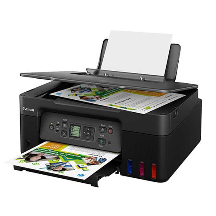 Canon PIXMA G3170 - Multifuncional con tecnología de Tanques de Tinta, Impresora, Escáner, Copiadora, 1200 dpi, Negra 6000d pag, Color 7700 pag, WiFi, USB