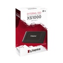 SSD Externo Kingston SXS1000, 2TB, USB 3.2 Gen 2, Lectura 1050 MB/s, Escritura 1000MB/s, Negro SXS1000/2000G
