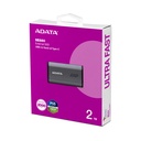 SSD Externo Adata SE880, 2TB, USB-C 3.2, Lectura 2000 MB/s, Escritura 2000 MB/s,, Gris  AELI-SE880-2TCGY