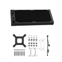 Sistema de Enfriamiento Líquido DeepCooL GAMMAXX LE720 - Para procesador, iluminación RGB, Socket LGA 1150/1151/1155/1200/1700/, Socket AMD AM5/AM4, conector 4 pines