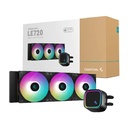 Sistema de Enfriamiento Líquido DeepCooL GAMMAXX LE720 - Para procesador, iluminación RGB, Socket LGA 1150/1151/1155/1200/1700/, Socket AMD AM5/AM4, conector 4 pines