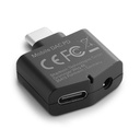 Tarjetas de Sonido Sharkoon Mobile DAC PD - USB Tipo C con función de carga, compatible con PC/PS4, color negro.