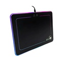 Mousepad Genius GX-PAD 600H RGB - Para gamer, tela de alta calidad, resistente, antideslizante, color negro. 31250006400