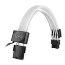 Cable de Extensión XPG Prime ARGB - Para VGA de 8-pines (6+2), con iluminación ARGB, conecta tarjetas gráficas y fuentes de poder, color negro. ARGBEXCABLE-VGA-BKCW