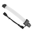 Cable de Extensión XPG Prime ARGB - Para VGA de 8-pines (6+2), con iluminación ARGB, conecta tarjetas gráficas y fuentes de poder, color negro. ARGBEXCABLE-VGA-BKCW