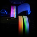 Cable de Extensión XPG Prime ARGB - Para VGA de 8-pines (6+2), con iluminación ARGB, conecta tarjetas gráficas y fuentes de poder, color negro. ARGBEXCABLE-VGA-BKCW
