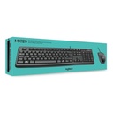Teclado Logitech Desktop MK120 - Teclado & ratón óptico, resistente a salpicaduras, usb, español, color negro. 920-004428/2566