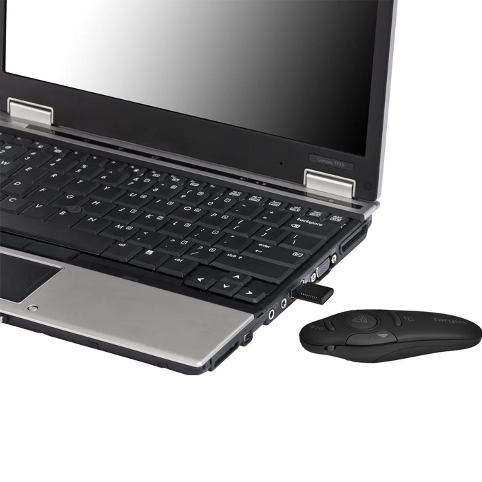 Mouse Targus Presentador Inalámbrico AMP16US con puntero láser.
