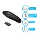 Mouse Targus Presentador Inalámbrico AMP16US con puntero láser.