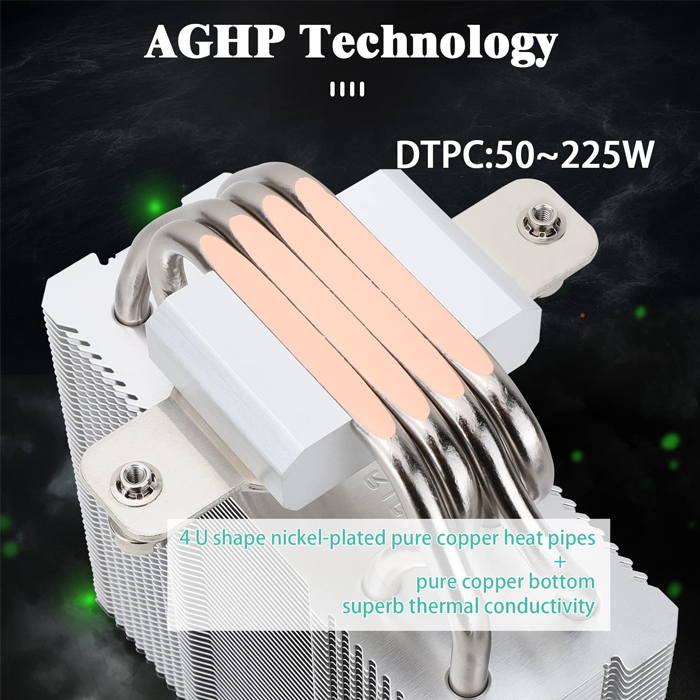 Thermalright Assassin X120 Refined SE - Enfriador de aire para CPU, 4 tubos de calor, ventilador TL-C12C PWM, cubierta de disipador de calor de aluminio, tecnología AGHP, para AMD AM4/AM5/Intel LGA1700
