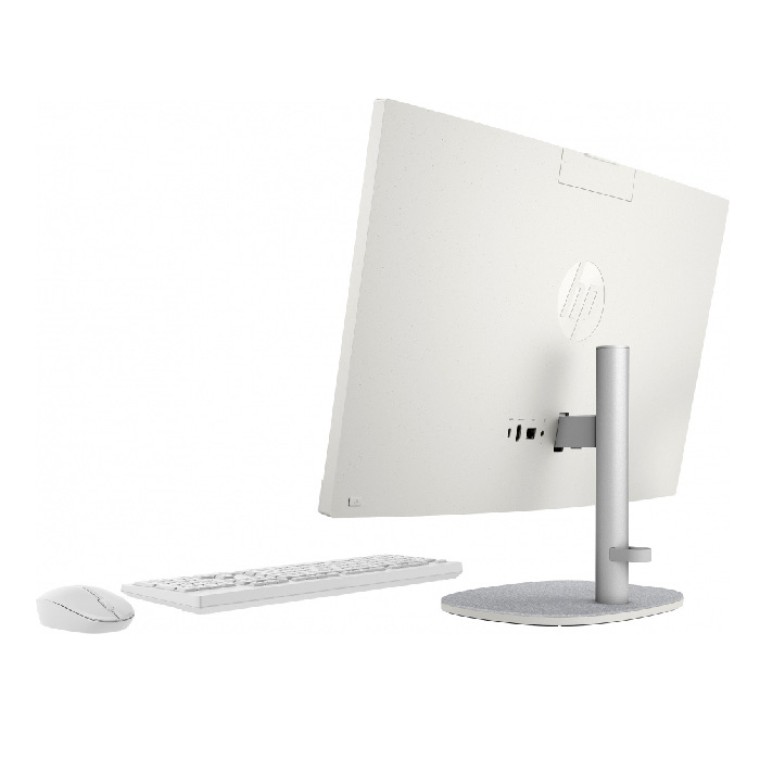 Computadora HP 24-cr0016la Todo en Uno - Pantalla 23.8" táctil, AMD Ryzen 5 7520U, 8GB DDR5, 512GB SSD, wifi, bluetooth, webcam, Windows 11 home español, color blanco. 7Z2W7LA#ABM