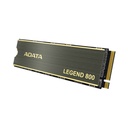 Unidad de estado sólido (SSD) A-Data - NVMe M.2 500GB - 3500MB/s de lectura, 2200MB/s de escritura, PCIe Gen4x4, M.2 2280, ALEG-800-500GCS
