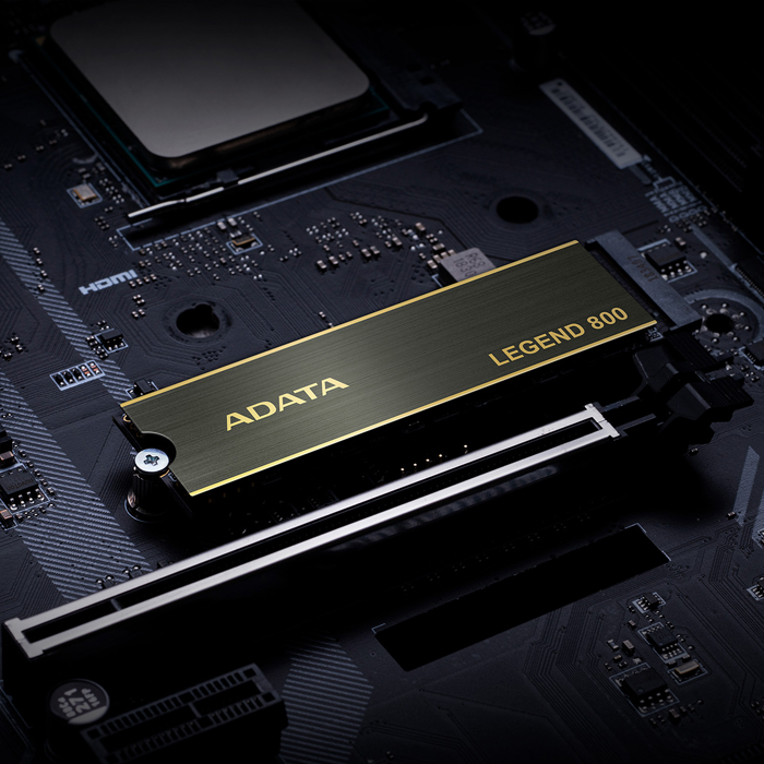 Unidad de estado sólido (SSD) A-Data - NVMe M.2 500GB - 3500MB/s de lectura, 2200MB/s de escritura, PCIe Gen4x4, M.2 2280, ALEG-800-500GCS